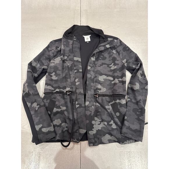 Cabi 3911 ATC Jacket Black Camo Military Grunge Dark Femme Fatale Jacket Size M - Picture 1 of 6